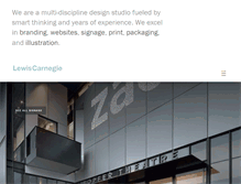 Tablet Screenshot of lewiscarnegie.com